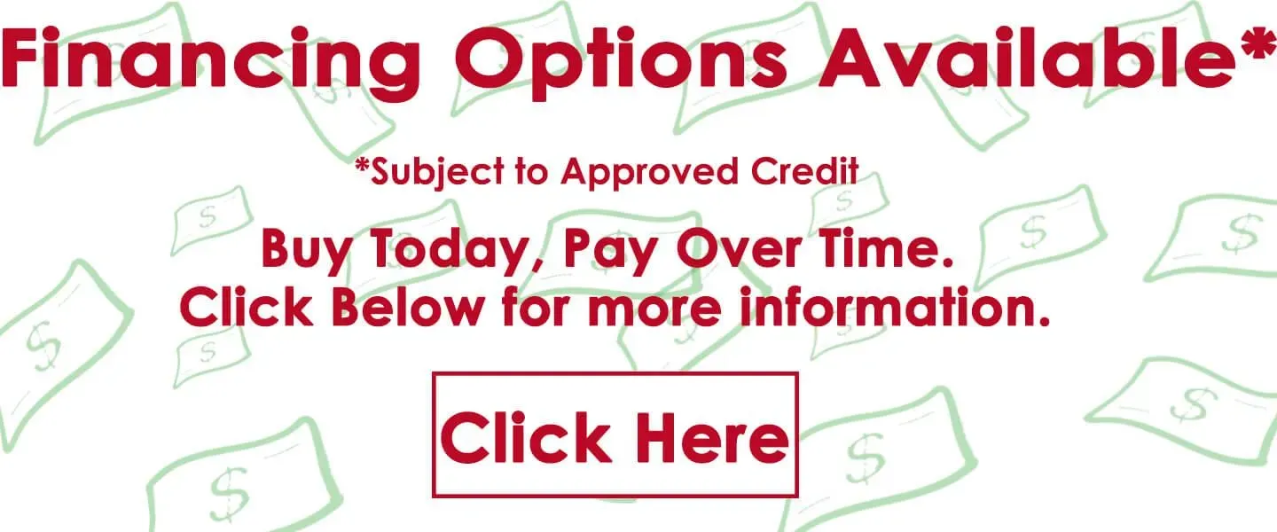 Financing Options Available Banner